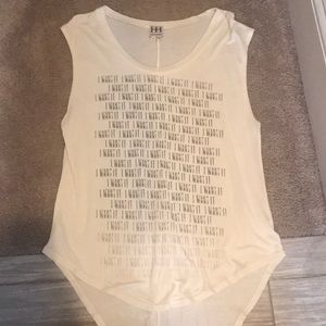 Haute Hippie split back short sleeve shirt